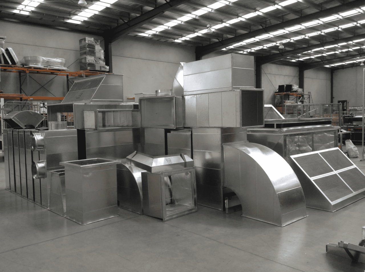 Rectangular Ducts, Oval Duct, Spiral Ducts - Pre-fab Ducts