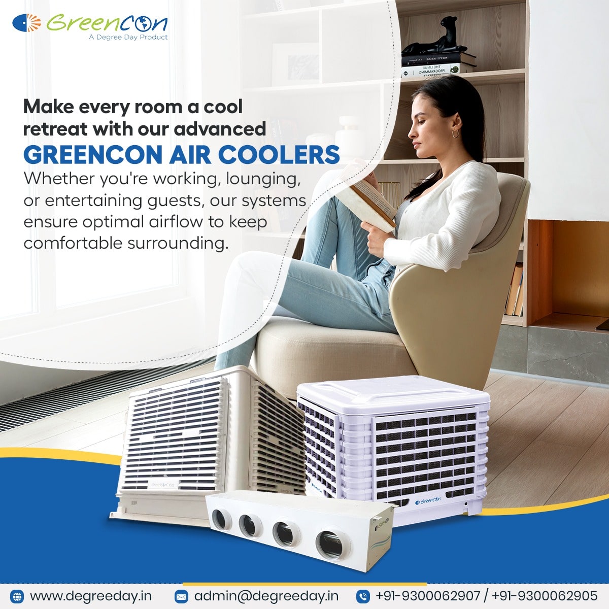 Refrigerant Free Evaporative Air cooler – environment-friendly cooling solution