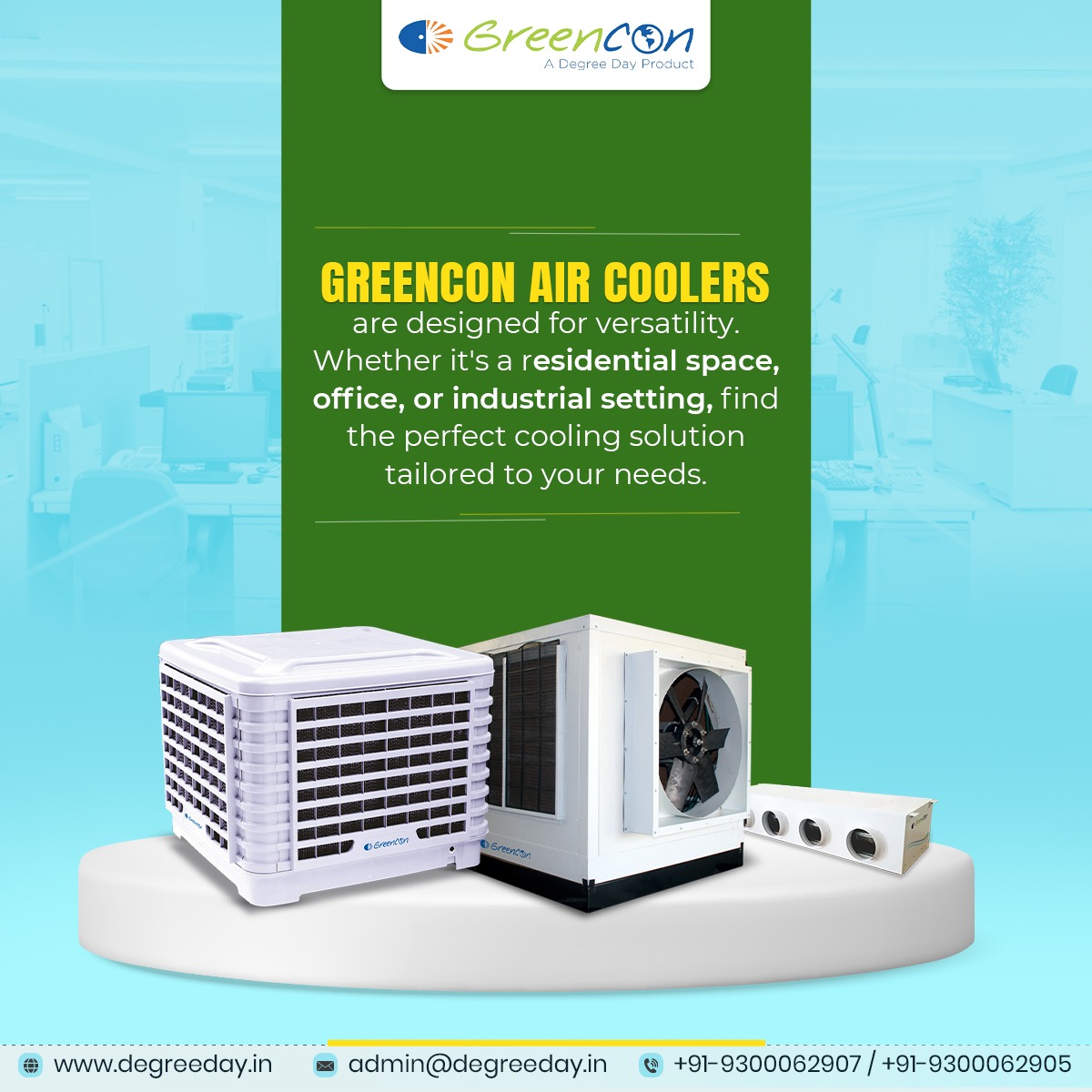 Greencon Evaporative Air Cooler: Navigating India’s Changing Climate with Innovative HVAC Products
